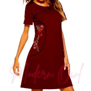 4 PK | A-Line Dress with Embroidered Sides